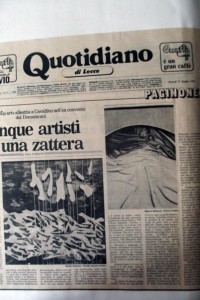 Quotidiano di Lecce, recensione a firma di Rina Durante sulla mostra "èp-art" a Cavallino  