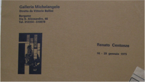 Bergamo, 1975, grafica                                                                      
